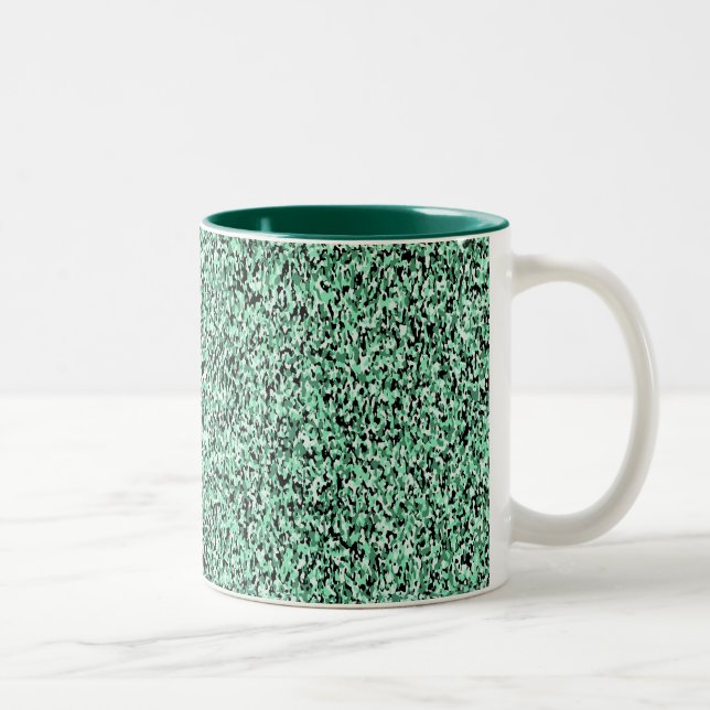 Mug Motif Micro Camo Vert (Droit)