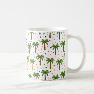 Mug Motif mignon avec des palmiers et des formes