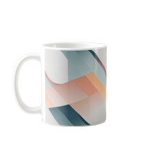 Mug Motif minimaliste Pastel géométrique