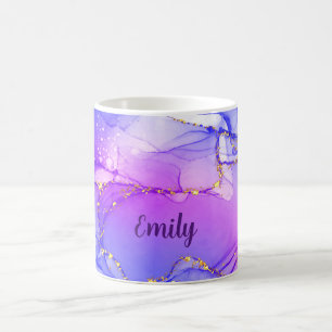 Mug Motif mixte couleur marbre personnalisé