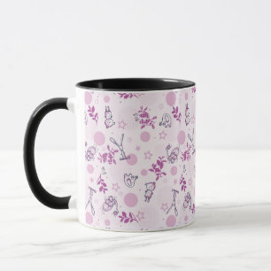 Mug motif montrant les animaux vintages de bébé