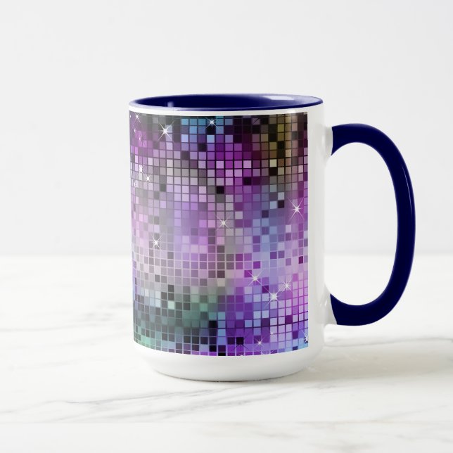 Mug Motif mosaïque Carré MultiColor (Droite)