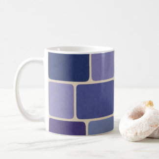 Mug Motif mosaïque violet
