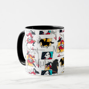 Mug Motif Mulan Illustrated Panels