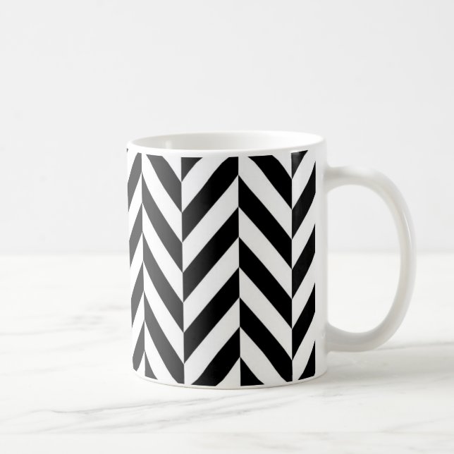 Mug Motif noir blanc (Droite)
