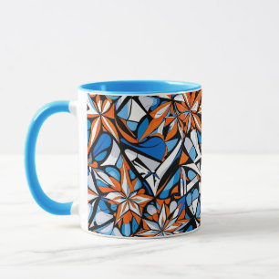 Mug Motif numérique géométrique abstrait moderne 50
