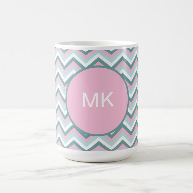 Mug Motif Ocean Mist Chevron (Centre)