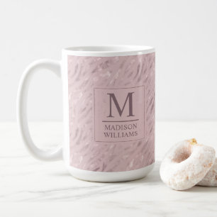 Mug Motif Pailleté Or Rose Pâle Douceur Douce Personna