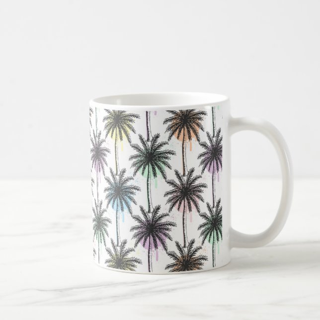 Mug Motif Paint Drop Palm Tree (Droite)