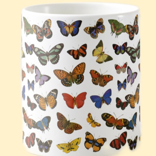 Mug Motif Papillon – Botanique Inspirée de la Nature (Créateur téléchargé)