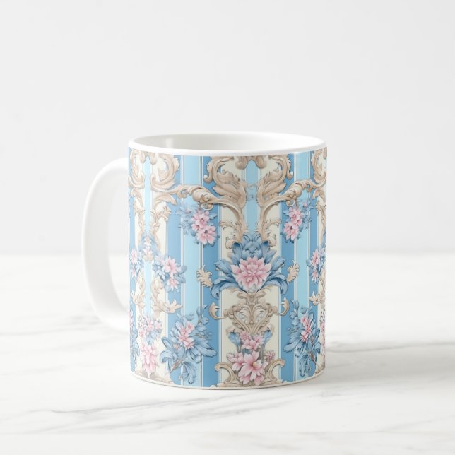 Mug Motif pastel baroque (Devant gauche)