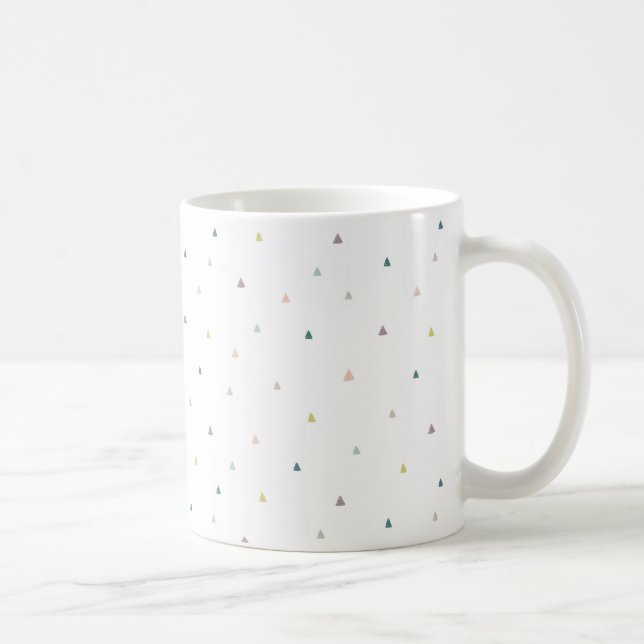 Mug Motif Pastel Triangle (Droite)
