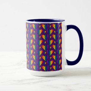 Mug Motif Rainbow Hearts
