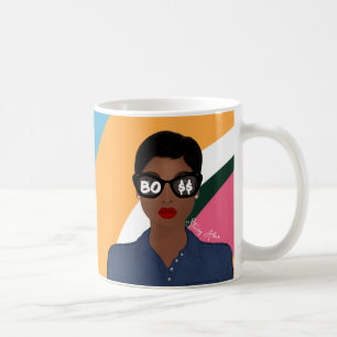 Mug Motif Rétro Afro-Américain Nom de Patron
