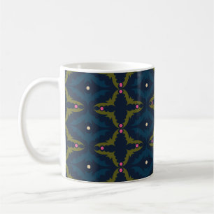 Mug Motif Rétro Vintage Deep Blue