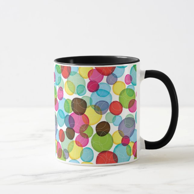 Mug Motif rond 2 d'enfants de bulles (Droite)