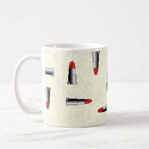 Mug motif rouge à lèvres