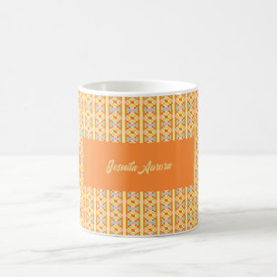 Mug Motif sans couture d'art pixel géométrique moderne