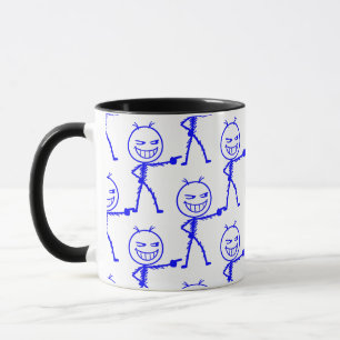 Mug Motif sans couture de bonhomme allumette - Drôle