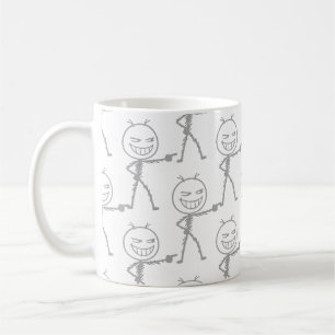 Mug Motif sans couture de bonhomme allumette - Drôle