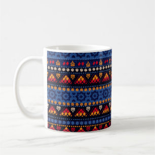 Mug Motif sans couture tribale.