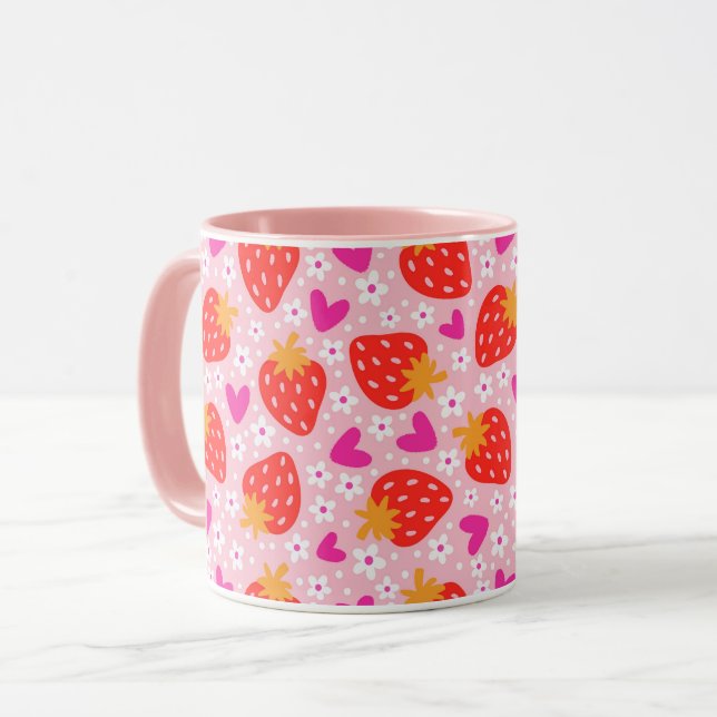 Mug Motif sans fraise (Devant gauche)
