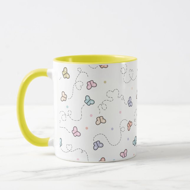 Mug Motif sans voile papillon (Gauche)