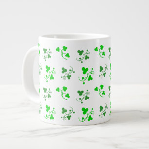 Mug Motif Shamrock vert