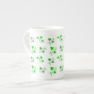 Mug Motif Shamrock vert