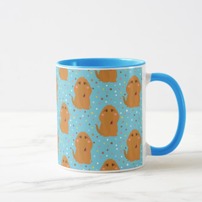 Mug Motif Snuffleupagus Blue Stars & Dots (Droite)
