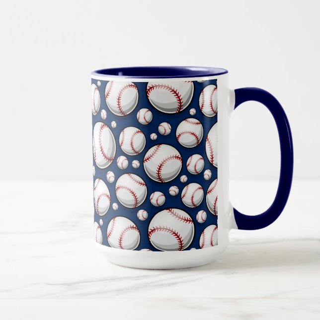 Mug Motif sportif de baseball (Droite)