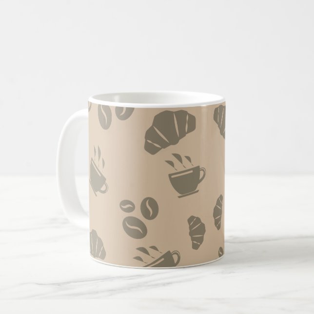 Mug Motif style café (Devant gauche)