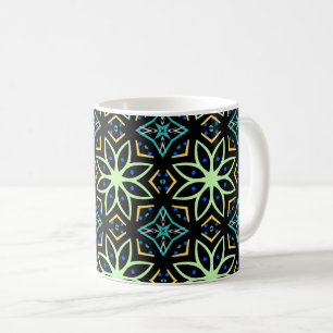 Mug Motif symétrique floral sans joint