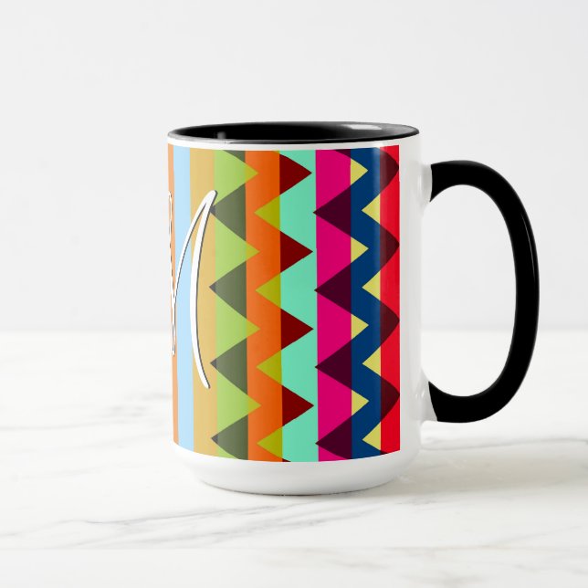 Mug Motif tendance Chevron Stripes #16 (Droite)