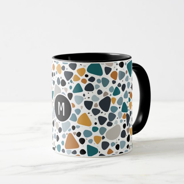 Mug Motif Terrazzo (Devant droit)