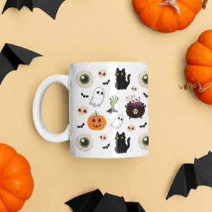 Mug Motif thématique Halloween mignon et effrayant