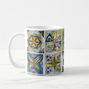 Mug motif traditionnel en céramique sicilienne