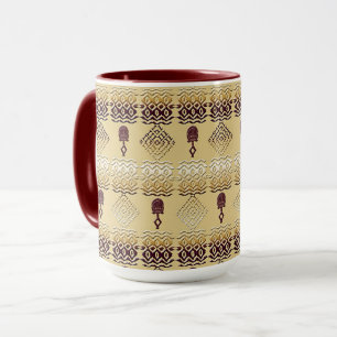 Mug motif tribal africain ethnique