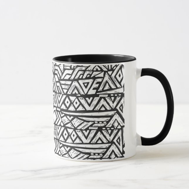 Mug Motif tribal Artsy inspiré (Droite)