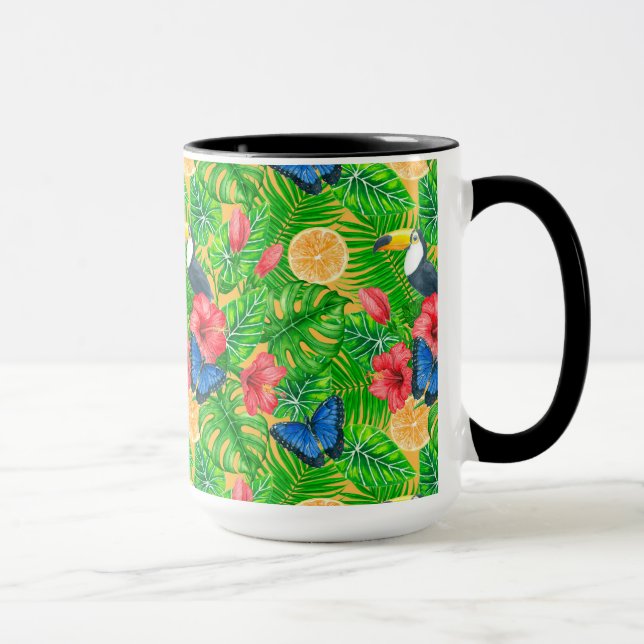 Mug Motif tropical (Droite)