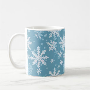 Mug Motif turquoise Snowflake