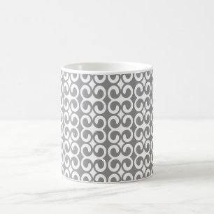 Mug Motif unique Silver Grey