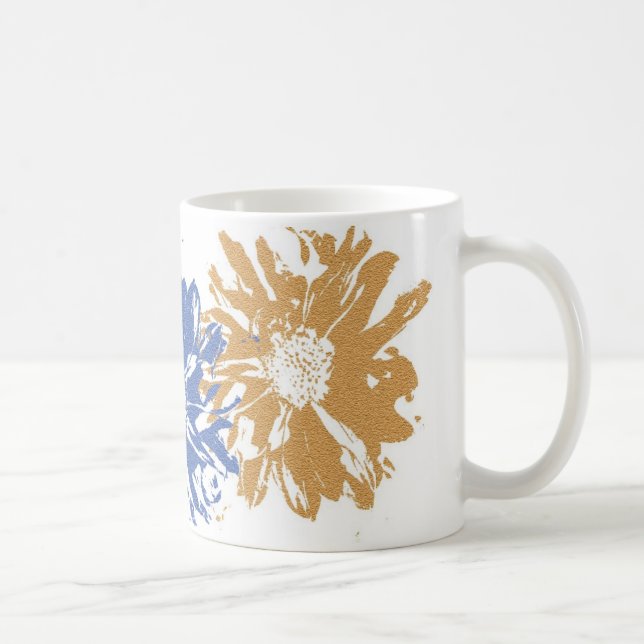 Mug Motif vert bleu orange (Droite)