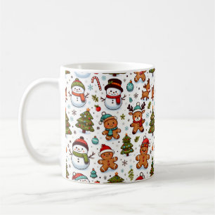 Mug Motif Vintage Christmas Lights