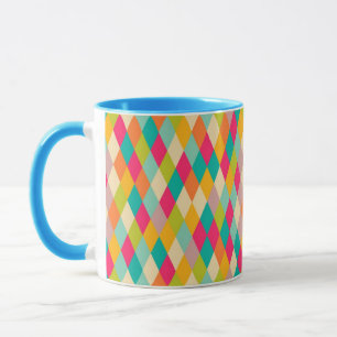 Mug Motif vintage de harlequin