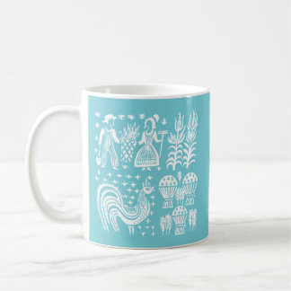 Mug Motif vintage de Pyrex - blanc de Butterprint