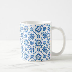 Mug Motif vintage de tuile d'Azulejo de Portugais