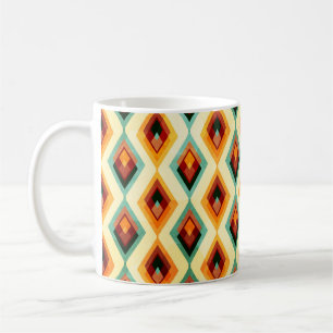 Mug Motif vintage en losange
