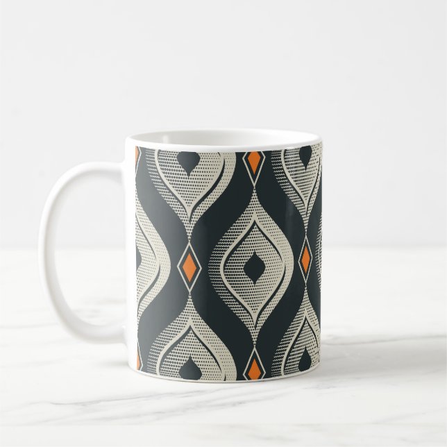 Mug motif vintage transparent (Gauche)