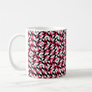 Mug Motif vintage transparent avec géométrie audacieus